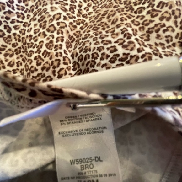 Bonnie Baby Animal Print Dress with Cute Cat Face Pockets 18 months - Picture 5 of 5